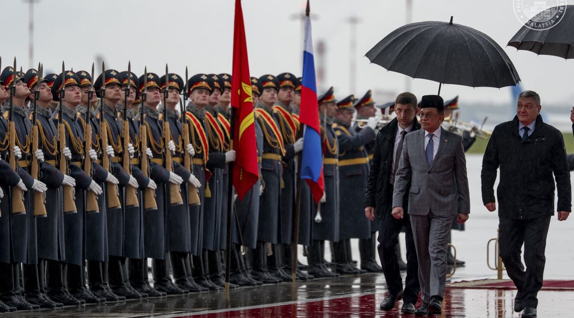 PM Tiba Di Moscow Mulakan Lawatan Rasmi 4 Hari